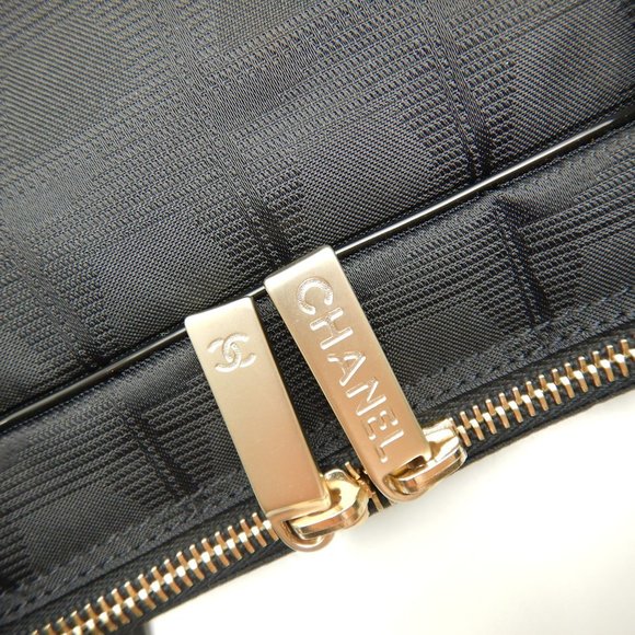 Chanel New Travel Line Briefcase Black Nylon x Leather - Picture 7 of 8